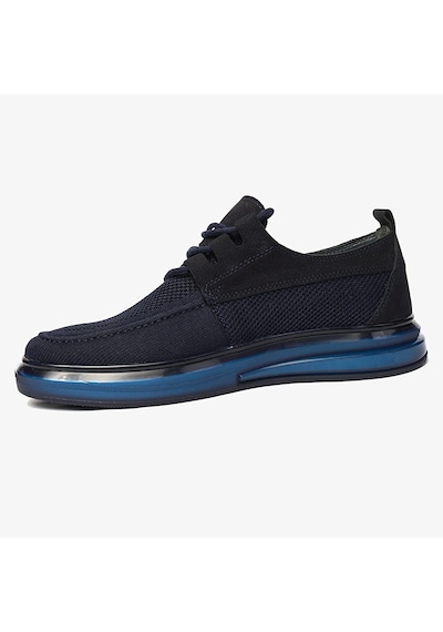 Greyder 62597 Erkek Lacivert Hakiki Deri Casual Ayakkabı-518 Lacivert