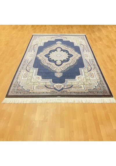 Semerkant 200 X 300 İpek Halı Lacivert