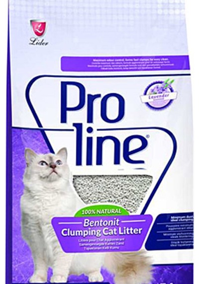 Proline Bentonit Lavanta Kokulu Topaklanan 5 Lt Kedi Kumu