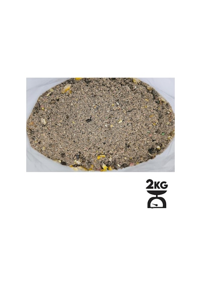 Hedyex 2kg Sazan Tozu Yüksek Proteinli Özel Katkılı Sazan Alabalık Avı Toz Yem