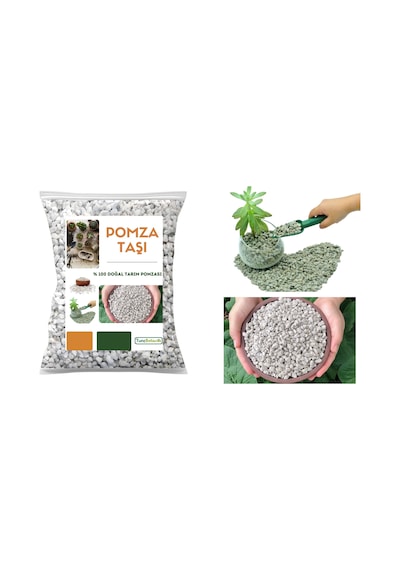POMZA TAŞI 5 LİTRE 0-3 mm / DOĞAL TARIM POMZASI