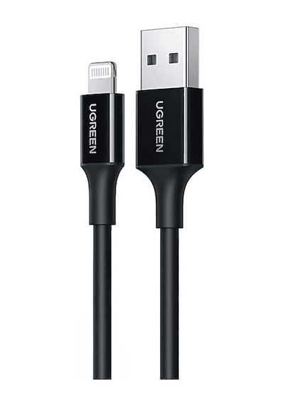 Ugreen Lightning To Usb-a Mfi Sertifikalı Hızlı Şarj Kablosu 2 M Siyah