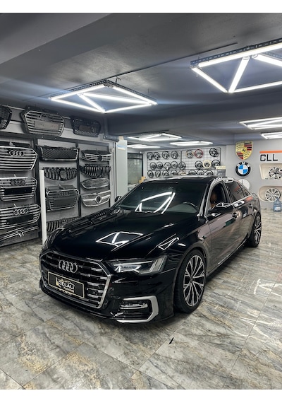 Audi A6 4k 2019 Ve Üzeri Uyumlu S Line Yükseltme Facelift Body Kit Seti Gri Trim -hazır Stok