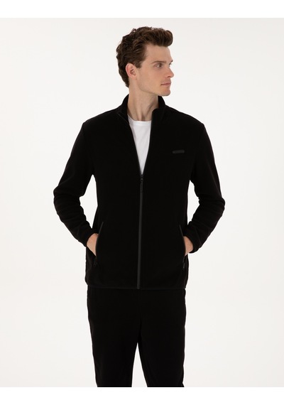 Pierre Cardin Örme Erkek Hırka - Siyah 50314014-VR046