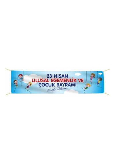23 Nisan Pankartı -5 Tek Ebat
