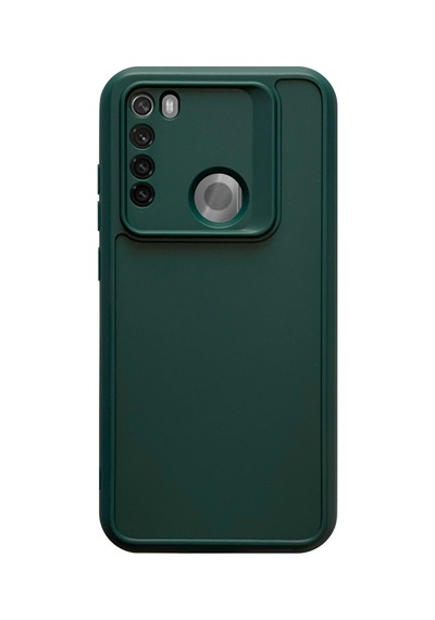 Redmi Note 8 Uyumlu Kamera Korumalı Darbeye Dayanıklı Renk Atmayan Keep Silikon Kılıf Haki