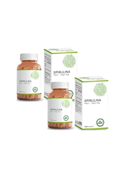 Spirulina Kapsül 150 Kapsül x 2 Adet Spirulina Kapsül 150 Kapsül x 2 Adet