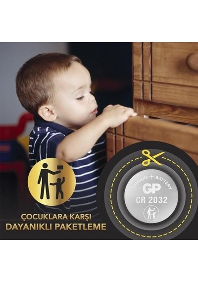 Gp Cr2032 3v Lityum Düğme Pil Tekli Paket