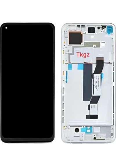 Xiaomi Mi 10t Lcd Ekran Dokunmatik - A - Kalite Çıtalı Gümüş