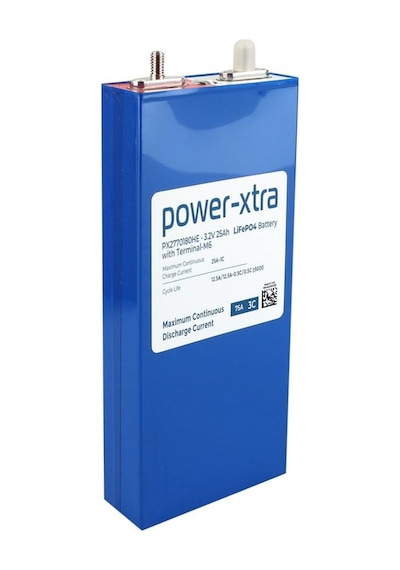 Power-xtra Px2770180he - 3.2v 25 Ah Lifepo4 Şarjlı Pil - 3c - Vidalı