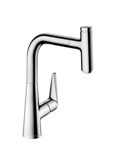 Hansgrohe Talis Select M51 Tek Kollu Eviye Bataryası 220, Çekilebilir Gaga, 1jet Krom krom