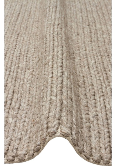 Eko Halı Jade Basketweave Brown Naturel Kazak Örgü Desenli El Dokuma Örgü Halı - 170X240