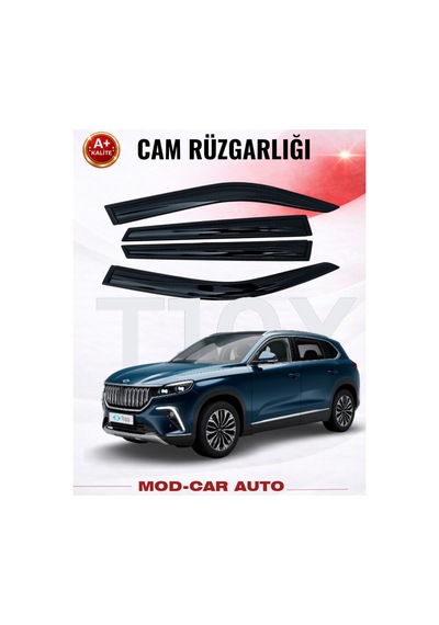 Chery Omoda 5 Araca Özel Premium Cam Rüzgarlığı A+ Pianoblack