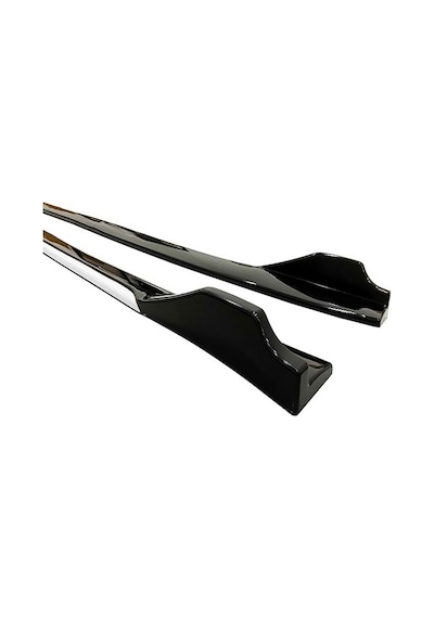 Seat Cordoba 1993-2003 Beyaz Şeritli Renkli Yan Marşpiyel 2 Adet Piona Black