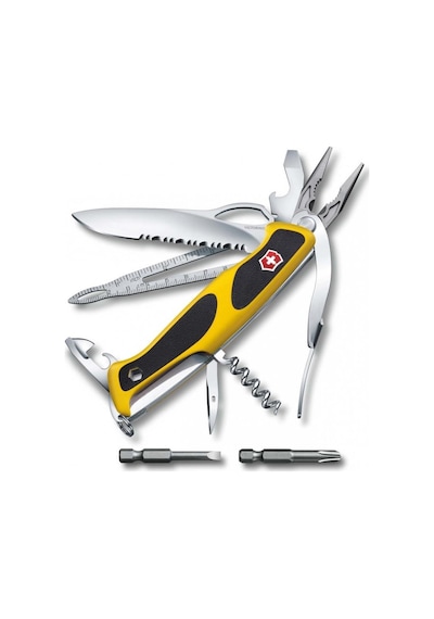 Victorinox Rangergrip Botsman 0.9798.mwc8 İsviçre Kamp Çakısı Sarı - Siyah