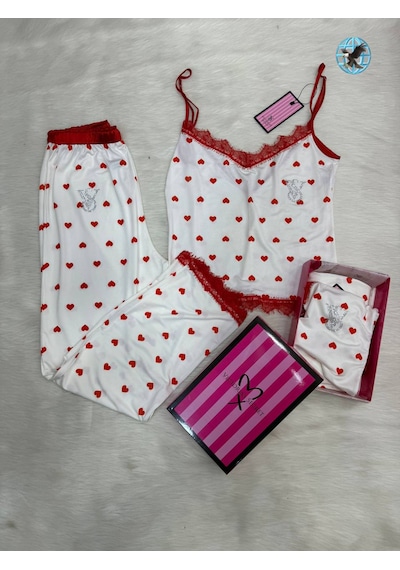 Victoria's Secret Bayan Pijama Takımı Beyaz
