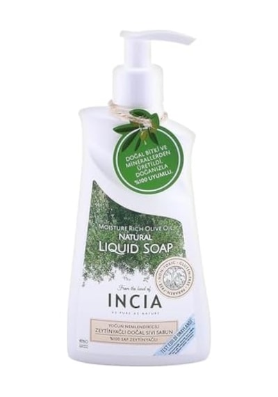 %100 Doğal Sıvı Kastil Sabunu Yoğun Nemlendirici Zeytinyağlı 10 Bitkisel Değerli Yağ Vegan 250 Ml