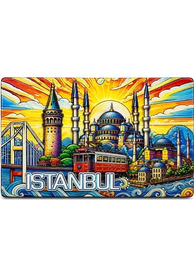 İstanbul Temalı Silikon Buzdolapı Süsü Magnet Alk5377