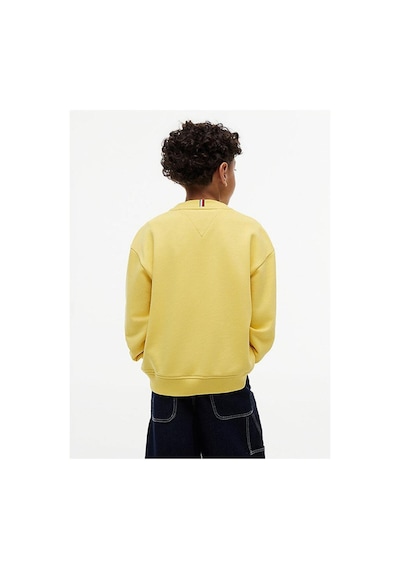 Tommy Hilfiger Erkek Çocuk Sweat Kb0kb10404 Sarı