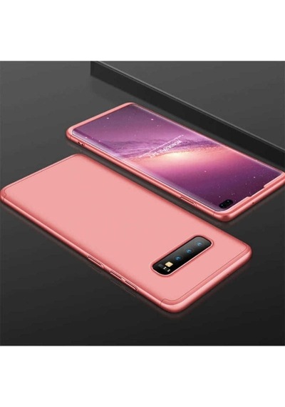 Galaxy S10 Plus Kılıf Zore Ays Kapak Rose Gold