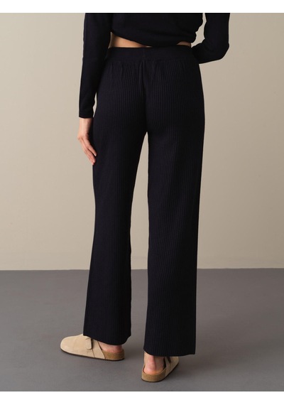 Xint Lacivert Regular Fit Pamuklu Triko Pantolon 850861
