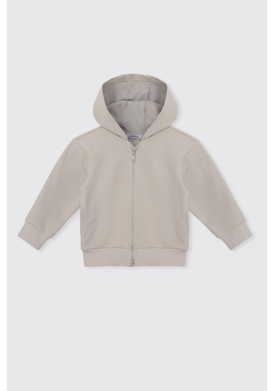 Panço Erkek Bebek Fermuarlı Mint Sweatshirt Yeşil