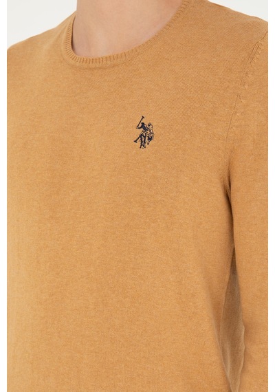 U.S. Polo Assn. U.s. Polo Assn. Erkek Camel Melanj Kazak /triko 50293505-vr122
