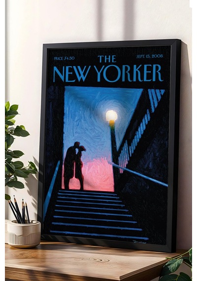The New Yorker Çerçeveli Tablo September 15 2008