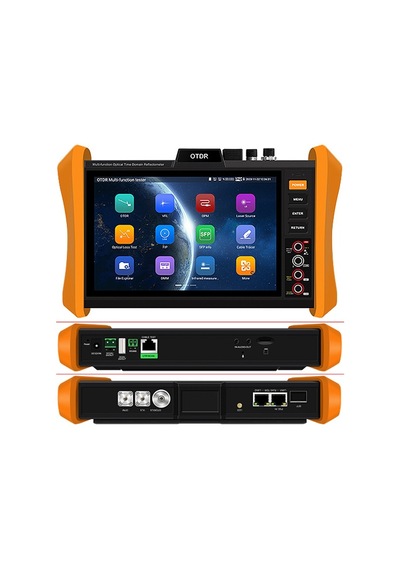 Wanglu Mot-85 8" Dokunmatik Android Otdr  Hata Tespit,  Güç Ölçer  Sfp, Kablo