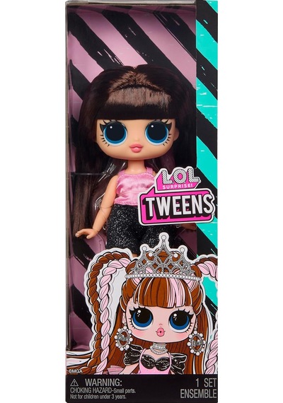 Surprise Tweens Billie Bebek, Pembe Bluz, Siyah Şort, 16.5 Cm, Plastik