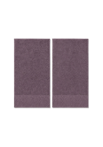 2'li Büyük Boy Banyo Havlusu 90x150 Cm %100 Pamuk Siena Collection 650 Gr Mürdüm
