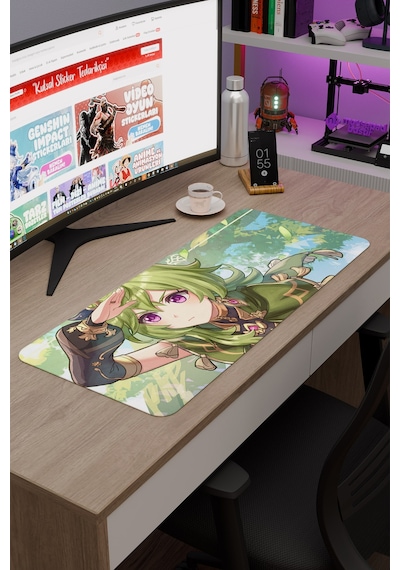 Collei Genshin Impact Anime Gacha V1 - 70x30 Xl Gaming Mouse Pad Fare Altlığı