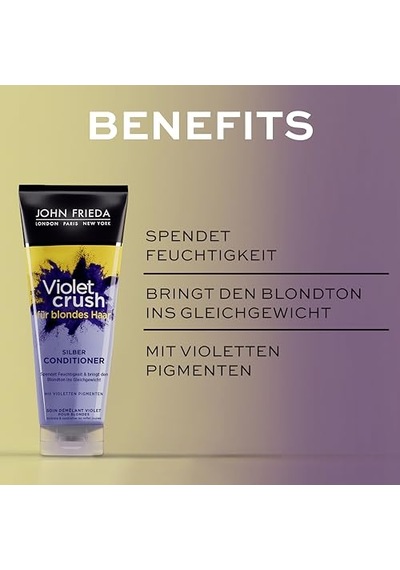 Violet Crush Sarı Saçlara Özel Menekşe Özlü Mor Saç Bakım Kremi 250 Ml