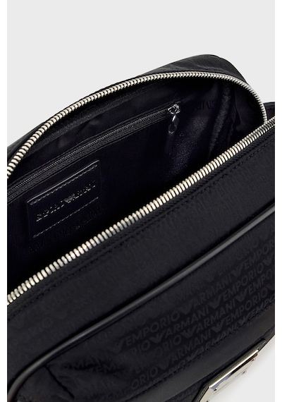 Emporio Armani Logolu Tek Saplı Çanta Erkek Çanta Em007027 Af28660 Uc001 Siyah