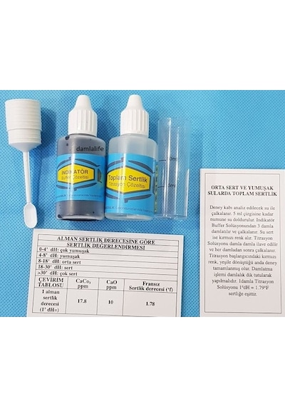 Su Testi Analiz Sıvısı Toplam Sertlik Kiti