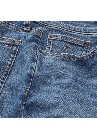Tommy Hilfiger Austın Slım Tprd Bı0234 Co Erkek Mavi Denim Pantolon - Dm0dm21353