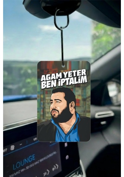 Agam Yeter Ben İptalim Tasarımlı Oto Kokusu