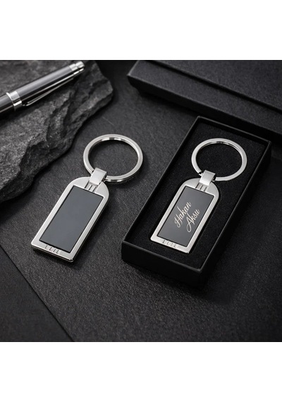 Bk Gift Kişiye Özel İsimli 2106 Tek Taraflı Metal Suni Deri Anahtarlık Lazer Baskılı Şık Anahtarlık Kobitmeyencom36530 Bk Gift