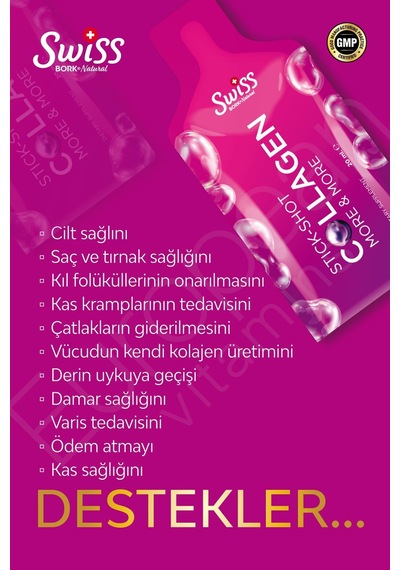 Collagen Beauty Stick Shot Bromelain Hyaluronicacid Biotin Magnezyum Kolajen Tip I-ıı-ıı C Vitamini