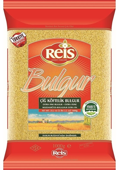 Reis Çiğ Köftelik Bulgur 1 Kg