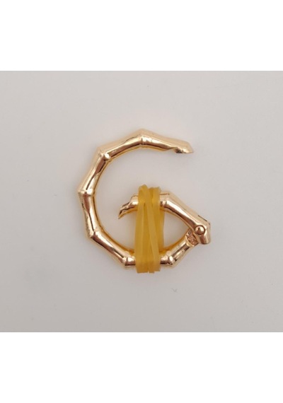 Angel Çanta Aksesuar Köşeli Yaylı Halka Light Gold Renk 1 Adet
