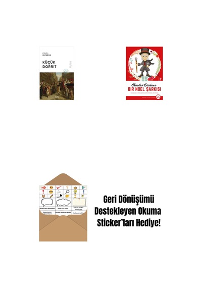 Küçük Dorrit + Bir Noel Şarkısı + Okuma Sticker'ları