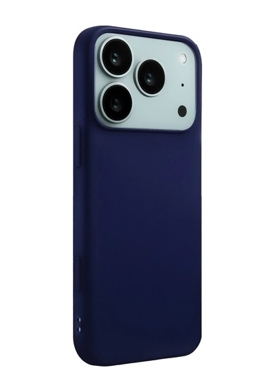 Apple, Uyumlu iPhone 17 Pro Nano İçi Kadife Silikon Lacivert