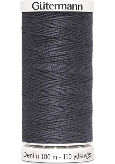 Gütermann Denim 100 Kot İpi - Tek Ebat / Gri