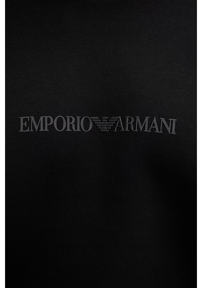 Emporio Armani Pamuklu Regular Fit Bisiklet Yaka Sweat Erkek Sweat Em004541 Af10013 Mc540 Siyah