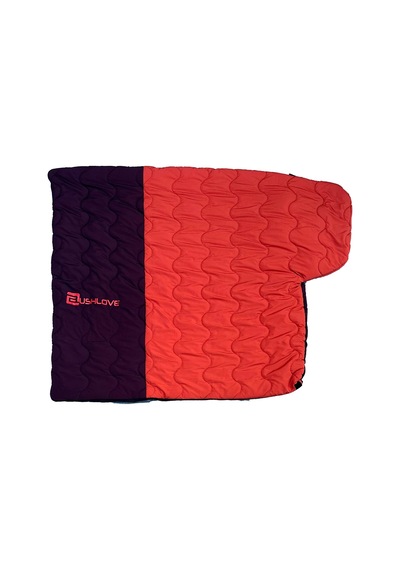 Bushlove Cotton -20 Derece Xxl Geniş Uyku Tulumu Turuncu Bordo bushcottonturuncubordo Çok Renkli