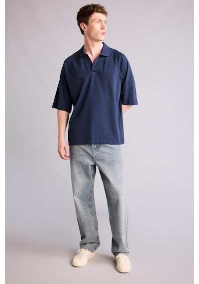 Defacto Baggy Fıt Pantolon H6836ax26spnm39 Mavi-nm39