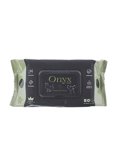 M-pets Onyx Papatya Kokulu Kedi Ve Köpek Temizleme Mendili 80li 244-72032.01