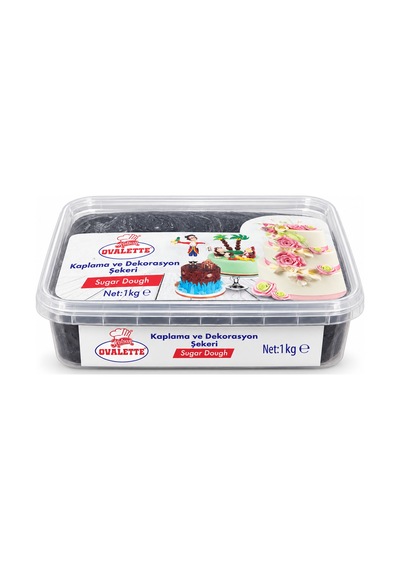 Ovalette Şeker Hamuru Siyah 1 Kg