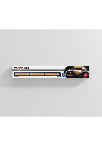 Wolfram Neon İkazlı Led 14 Fonksiyonlu Tepe Lambası 12-24v 30w 45 Cm E Belgeli